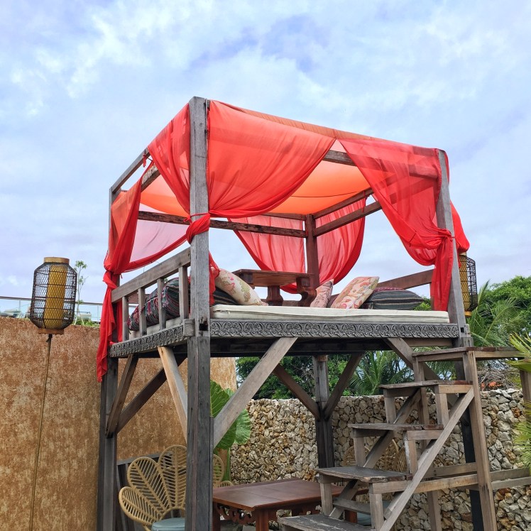 Ji Restaurant Bali private gazebo